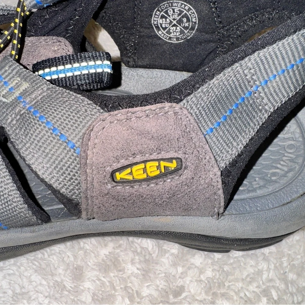 Keen Black and Dark Gray Outdoor Sandals